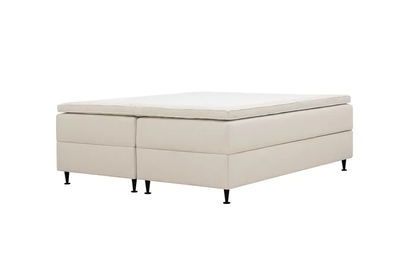 Hilton Plus Kontinentalseng med oppbevaring 180x200 cm - Lys beige - Møbler - Senger - Senger med oppbevaring