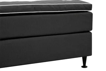 Hilton Plus Komplett Sengepakke 160x200 cm - Antrasitt - Møbler - Senger - Kontinentalsenger