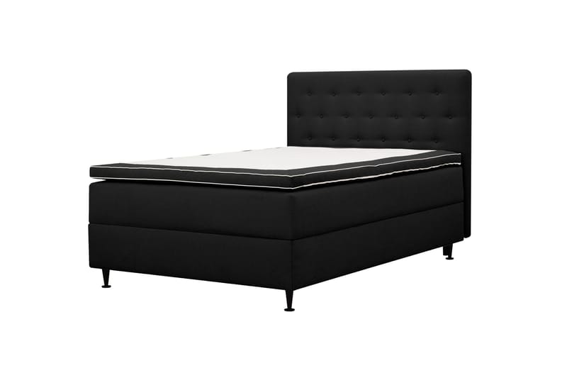 Hilton Plus Komplett sengepakke med oppbevaring 120x200 cm - Antrasitt - Møbler - Senger - Enkeltsenger