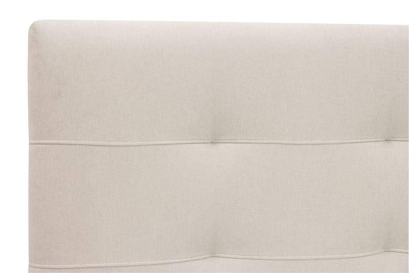 Hilton Premium Komplett Sengpakke 180x200 cm Kontinentalseng med Sengegavl - Beige Stoff - Møbler - Senger - Kontinentalsenger