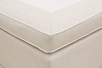 Hilton Premium Komplett Sengpakke 180x200 cm Kontinentalseng med Sengegavl - Beige Stoff - Møbler - Senger - Kontinentalsenger