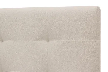 Hilton Premium Komplett Sengpakke 160x200 cm Kontinentalseng med Sengegavl - Beige Bouclé - Møbler - Senger - Kontinentalsenger