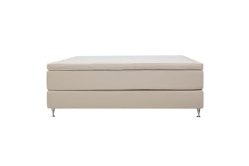 Hilton Premium Kontinentalseng 180x200 cm - Beige Bouclé - Møbler - Senger - Kontinentalsenger