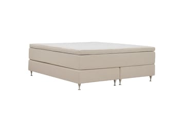 Hilton Premium Kontinentalseng 180x200 cm - Beige Bouclé - Møbler - Senger - Kontinentalsenger