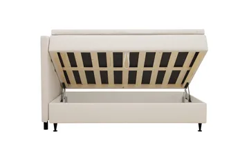 Hilton Plus Komplett sengepakke med oppbevaring 140x200 cm - Lys beige - Møbler - Senger - Kontinentalsenger