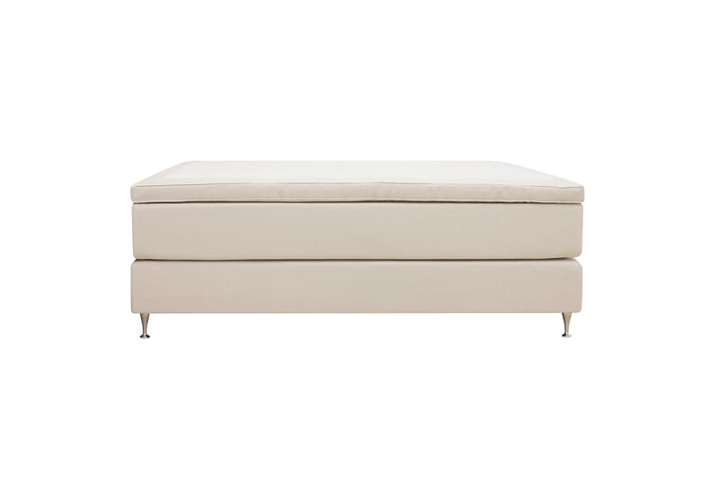 Hilton Premium Kontinentalseng 160x200 cm - Beige Stoff - Møbler - Senger - Kontinentalsenger