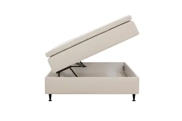Hilton Plus Kontinentalseng med oppbevaring 140x200 cm - Lys beige - Møbler - Senger - Kontinentalsenger