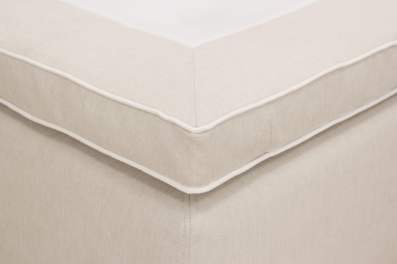 Hilton Plus Komplett sengepakke med oppbevaring 180x200 cm - Lys beige - Møbler - Senger - Kontinentalsenger