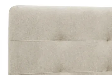 Hilton Premium komplett sengepakke 180x200 cm kontinentalseng med sengegavl - Beige stoff - Møbler - Senger - Kontinentalsenger