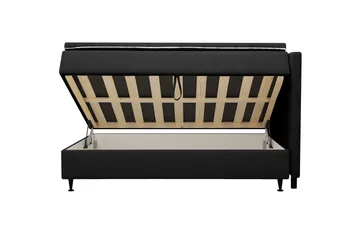 Hilton Plus Komplett sengepakke med oppbevaring 140x200 cm - Antrasitt - Møbler - Senger - Enkeltsenger