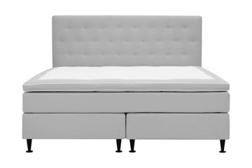Hilton Plus Komplett Sengepakke 160x200 cm - Grå - Møbler - Senger - Kontinentalsenger