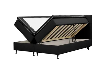 Hilton Plus Komplett sengepakke med oppbevaring 180x200 cm - Antrasitt - Møbler - Senger - Enkeltsenger