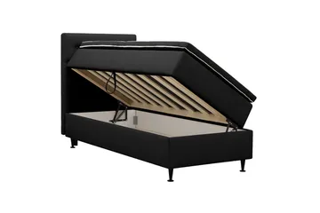 Hilton Plus Komplett sengepakke med oppbevaring 90x200 cm - Antrasitt - Møbler - Senger - Enkeltsenger