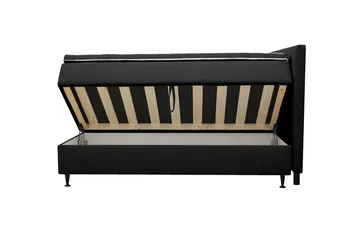 Hilton Plus Komplett sengepakke med oppbevaring 180x200 cm - Antrasitt - Møbler - Senger - Enkeltsenger