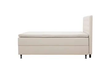 Hilton Plus Komplett sengepakke med oppbevaring 140x200 cm - Lys beige - Møbler - Senger - Senger med oppbevaring