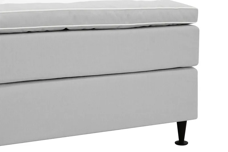 Hilton Plus Komplett Sengepakke 180x200 cm - Grå - Møbler - Senger - Kontinentalsenger