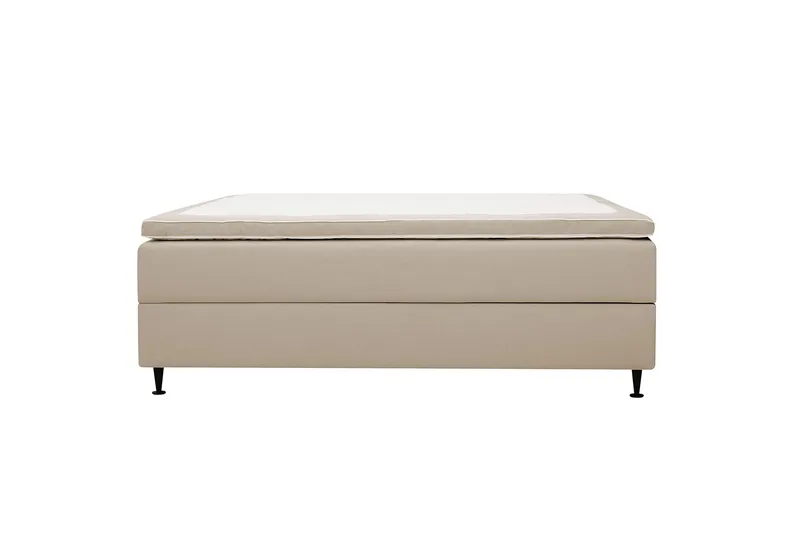 Hilton Plus Kontinentalseng med oppbevaring 160x200 cm - Beige - Møbler - Senger - Enkeltsenger