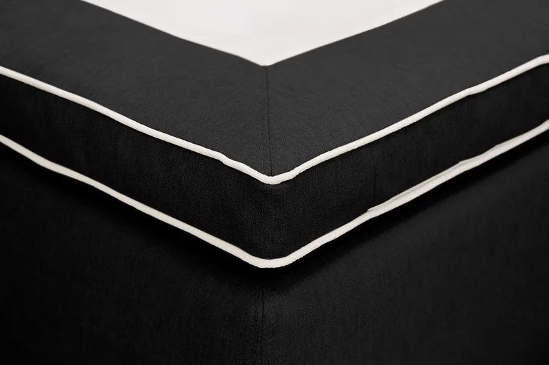 Hilton Plus Kontinentalseng med oppbevaring 120x200 cm - Antrasitt - Møbler - Senger - Enkeltsenger