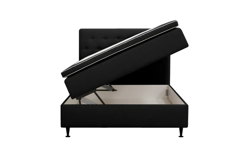 Hilton Plus Komplett sengepakke med oppbevaring 120x200 cm - Antrasitt - Møbler - Senger - Enkeltsenger