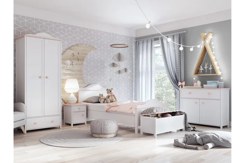 Hilts Soveromsmøbelsett - Brun/Beige - Møbler - Senger - Møbelsett til soverom