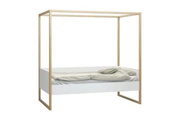 4YOU Seng 49x020 cm Hvit / Tre / Natur - VOX - Møbler - Senger - Himmelseng