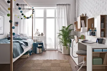 4YOU Seng 49x020 cm Hvit / Tre / Natur - VOX - Møbler - Senger - Himmelseng