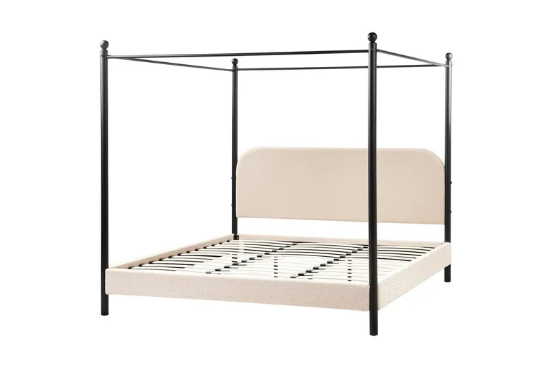 Himmelseng Dannemois, Beige, svart, 180x200 cm