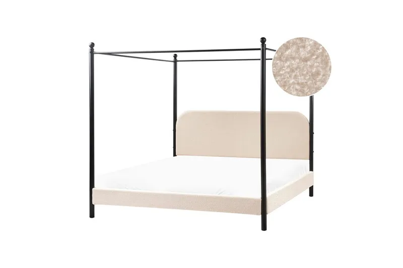 Himmelseng Dannemois - Beige, svart, 180x200 cm - Møbler - Senger - Himmelseng