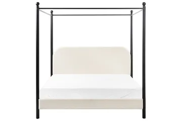 Himmelseng Dannemois - Hvit, Svart, 160x200 cm - Møbler - Senger - Himmelseng