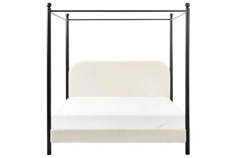 Himmelseng Dannemois - Hvit, Svart, 160x200 cm - Møbler - Senger - Himmelseng