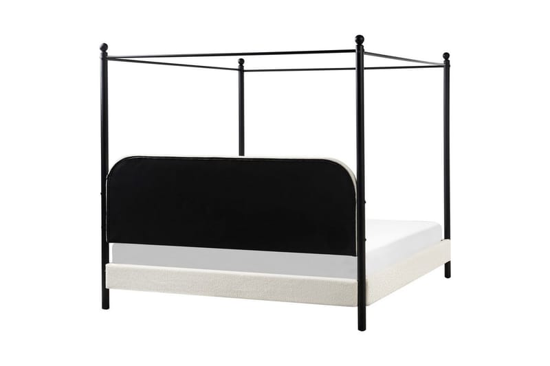 Himmelseng Dannemois - Hvit, Svart, 180x200 cm - Møbler - Senger - Himmelseng