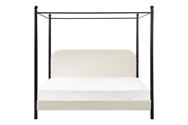 Himmelseng Dannemois - Hvit, Svart, 180x200 cm - Møbler - Senger - Himmelseng