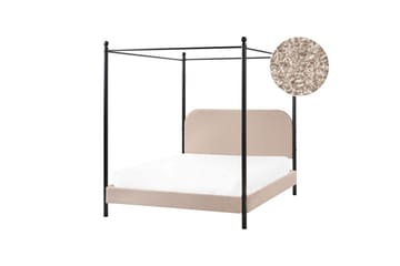 Himmelseng Dannemois - Taupe, svart, 140x200 cm - Møbler - Senger - Himmelseng