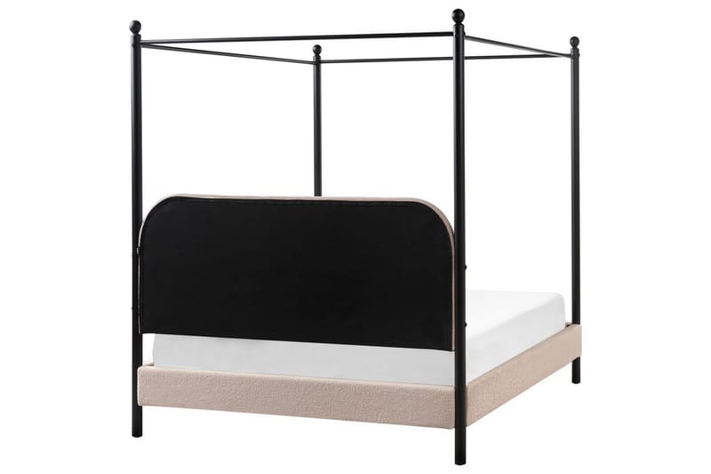 Himmelseng Dannemois - Taupe, svart, 140x200 cm - Møbler - Senger - Himmelseng