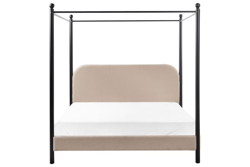 Himmelseng Dannemois - Taupe, svart, 160x200 cm - Møbler - Senger - Himmelseng