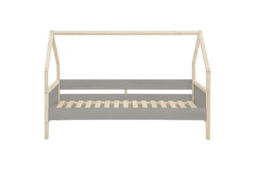 Himmelseng Square Line Grå, 205x96x133 cm - Grå, 205x96x133 cm - Møbler - Senger - Himmelseng