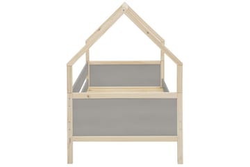 Himmelseng Square Line Grå, 205x96x133 cm - Grå, 205x96x133 cm - Møbler - Senger - Himmelseng