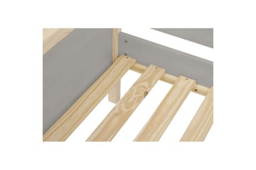 Himmelseng Square Line Grå, 205x96x133 cm - Grå, 205x96x133 cm - Møbler - Senger - Himmelseng