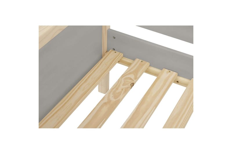 Himmelseng Square Line Grå, 205x96x133 cm - Grå, 205x96x133 cm - Møbler - Senger - Himmelseng