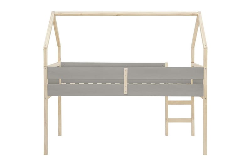 Himmelseng Square Line Grå, 205x96x184 cm - Grå, 205x96x184 cm - Møbler - Senger - Himmelseng