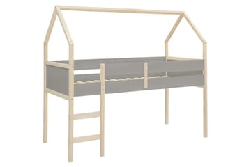 Himmelseng Square Line Grå, 205x96x184 cm - Grå, 205x96x184 cm - Møbler - Senger - Himmelseng