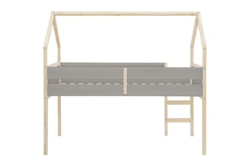 Himmelseng Square Line Grå, 205x96x184 cm - Grå, 205x96x184 cm - Møbler - Senger - Himmelseng