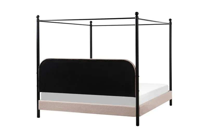 Himmelssäng Beige, Black 180x200 - Møbler - Senger - Himmelseng