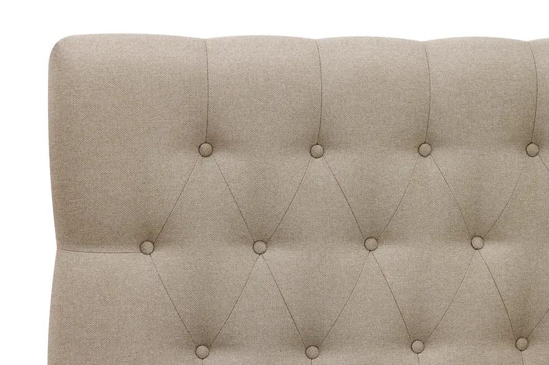 HVILA Classic komplett sengepakke 120x200 cm, kontinentalseng med diamantmønstret sengegavl - Beige - Møbler - Senger - Kontinentalsenger