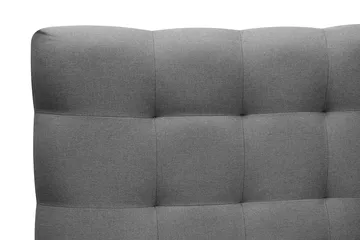 HVILA Classic komplett sengepakke 120x200 cm, kontinentalseng med rutete sengegavl - Grå - Møbler - Senger - Kontinentalsenger