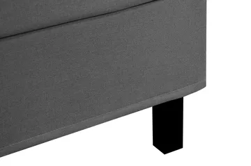 HVILA Classic komplett sengepakke 120x200 cm, kontinentalseng med rutete sengegavl - Grå - Møbler - Senger - Kontinentalsenger
