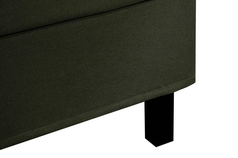 HVILA Classic komplett sengepakke 160x200 cm kontinentalseng med diamantmønstret sengegavl - Grønn - Møbler - Senger - Kontinentalsenger