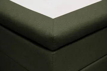 HVILA Classic komplett sengepakke 160x200 cm kontinentalseng med diamantmønstret sengegavl - Grønn - Møbler - Senger - Kontinentalsenger