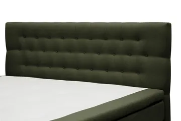 HVILA Classic komplett sengepakke 160x200 cm kontinentalseng med diamantmønstret sengegavl - Grønn - Møbler - Senger - Kontinentalsenger