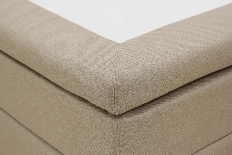 HVILA Classic komplett sengepakke 180x200 cm kontinentalseng med diamantmønstret sengegavl - Beige - Møbler - Senger - Kontinentalsenger